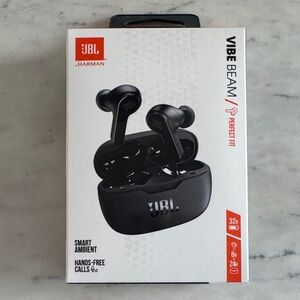 JBL Vibe Beam Earbuds - Black